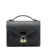 ルイ ヴィトン エピ モンソー ハンドバッグ M52122 ノワール ブラック レザー レディース LOUIS VUITTON 【中古】